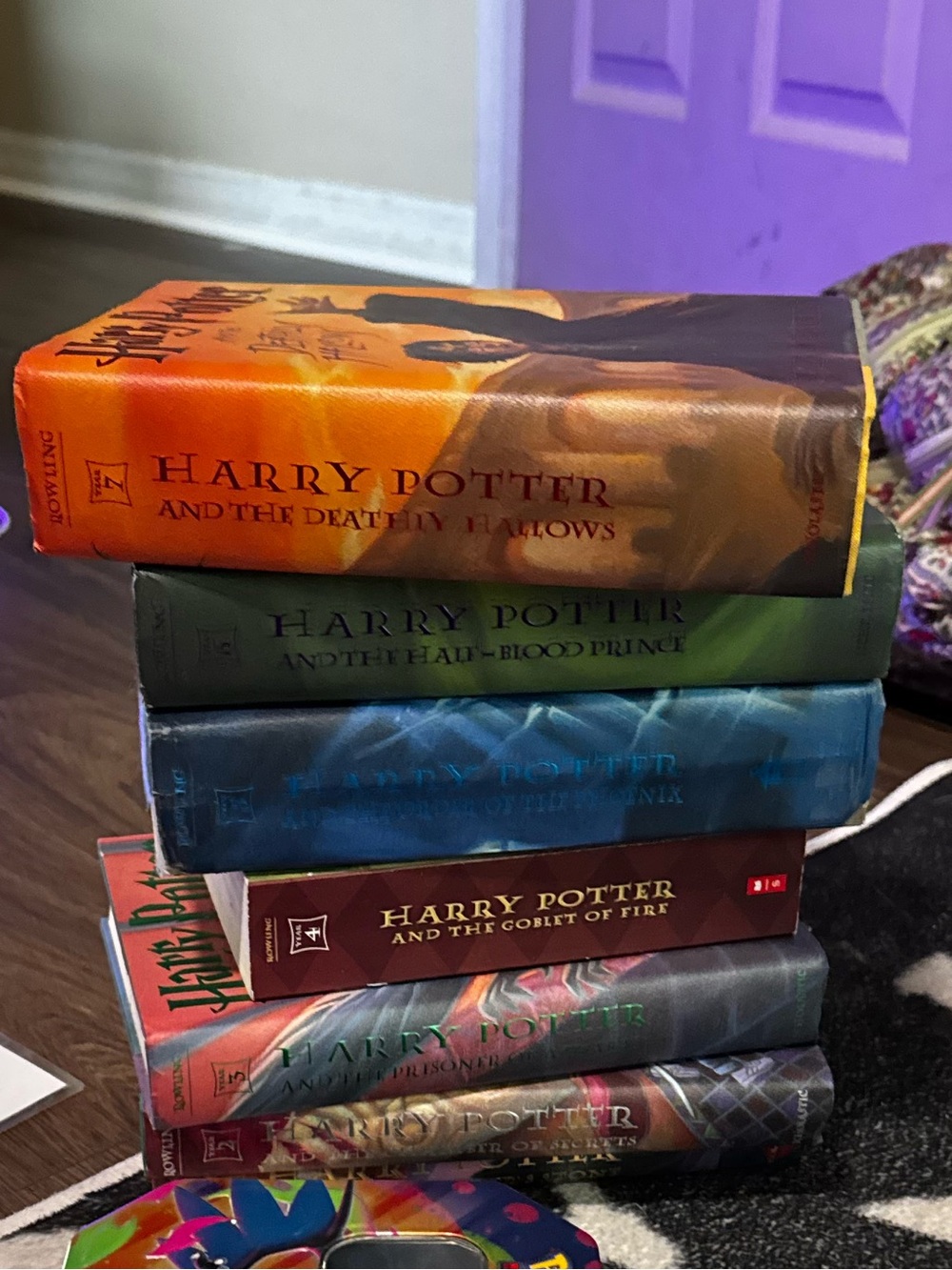 Warner Bros. Harry Potter Hardcover Set - Orange, Green, Blue, Red, Brown